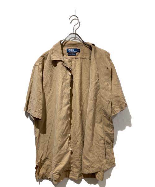 POLO RALPH LAUREN（ポロ・ラルフローレン）POLO RALPH LAUREN (ポロ・ラルフローレン) シルクシャツ ベージュ サイズ:Ｓの古着・服飾アイテム