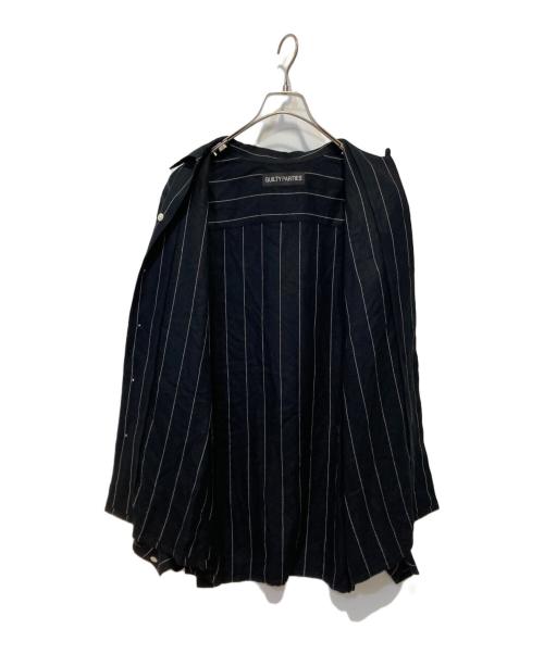 WACKO MARIA（ワコマリア）WACKO MARIA (ワコマリア) レーヨンストライプシャツ ブラック サイズ:Mの古着・服飾アイテム