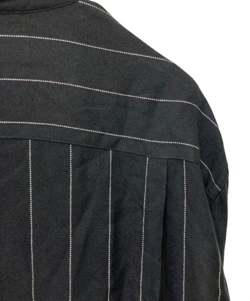 WACKO MARIA（ワコマリア）WACKO MARIA (ワコマリア) レーヨンストライプシャツ ブラック サイズ:Mの古着・服飾アイテム