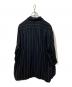 WACKO MARIA (ワコマリア) レーヨンストライプシャツ ブラック サイズ:M：18000円