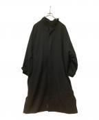 one fifithー）の古着「スタンドカラーコート」｜ブラック