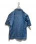 MIU MIU (ミュウミュウ) 半袖デニムシャツ ブルー サイズ:Ｌ：11000円