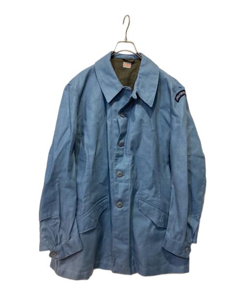 スウェーデン軍（スウェーデングン）スウェーデン軍 (スウェーデングン) ジャケット ブルー サイズ:C54の古着・服飾アイテム