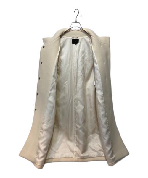 23区（ニジュウサンク）23区 (ニジュウサンク) ウールコート アイボリー サイズ:38の古着・服飾アイテム