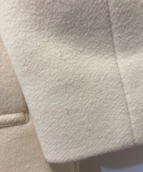 23区（ニジュウサンク）23区 (ニジュウサンク) ウールコート アイボリー サイズ:38の古着・服飾アイテム