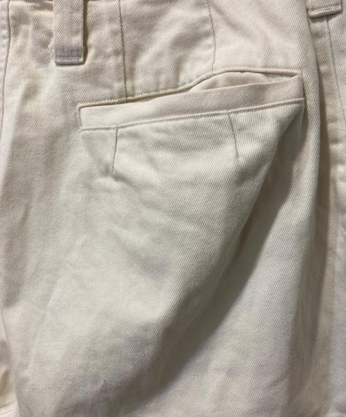 Porter Classic（ポータークラシック）Porter Classic (ポータークラシック) ホワイト コットン ワイドパンツ ホワイト サイズ:Lの古着・服飾アイテム