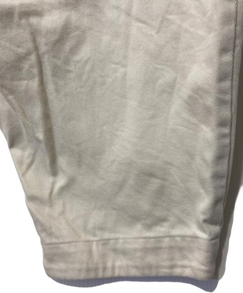 Porter Classic（ポータークラシック）Porter Classic (ポータークラシック) ホワイト コットン ワイドパンツ ホワイト サイズ:Lの古着・服飾アイテム