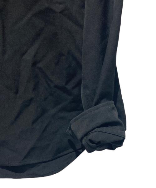 Y's（ワイズ）Y's (ワイズ) ウールシャツジャケット ブラック サイズ:３の古着・服飾アイテム