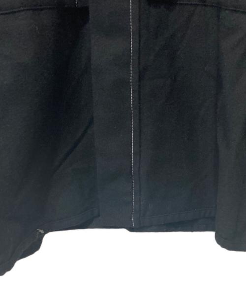 Y's（ワイズ）Y's (ワイズ) ステッチワークウールジャケット ブラック サイズ:3の古着・服飾アイテム