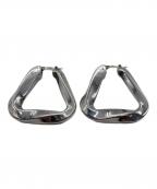 BOTTEGA VENETAボッテガベネタ）の古着「フープピアスエッセンシャルツイスト」｜シルバー