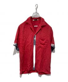 SPORTSMAN（スポーツマン）の古着「オープンカラーシャツ」｜レッド