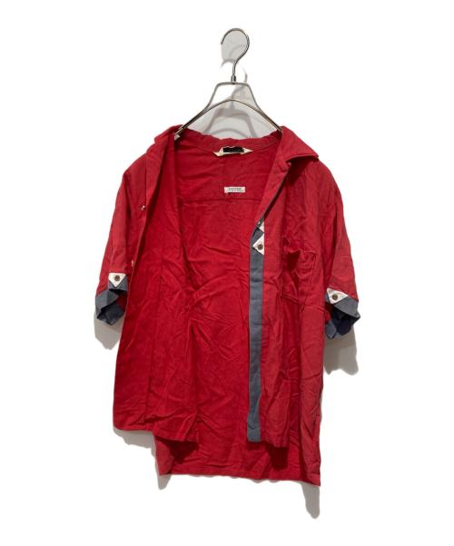 SPORTSMAN（スポーツマン）Sportsman (スポーツマン) オープンカラーシャツ レッド サイズ:Mの古着・服飾アイテム