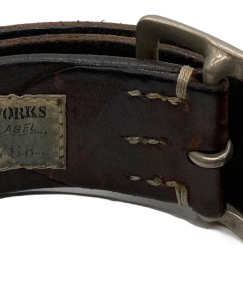 VINTAGE WORKS（ヴィンテージワークス）VINTAGE WORKS (ヴィンテージワークス) レザーベルト ブラウンの古着・服飾アイテム