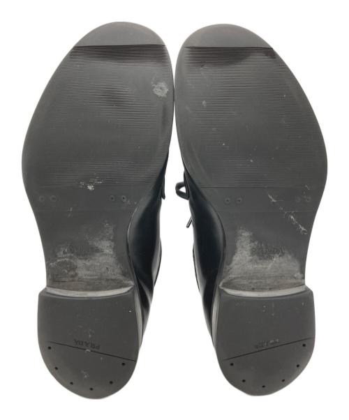 PRADA（プラダ）PRADA (プラダ) レザードレスシューズ ブラック サイズ:7 1/2の古着・服飾アイテム