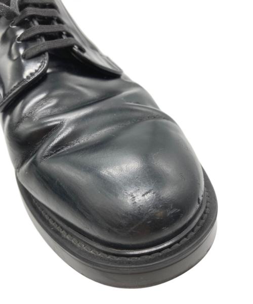 PRADA（プラダ）PRADA (プラダ) レザードレスシューズ ブラック サイズ:7 1/2の古着・服飾アイテム