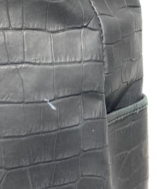 Orobianco（オロビアンコ）Orobianco (オロビアンコ) クロコ型押しトートバッグ ブラックの古着・服飾アイテム