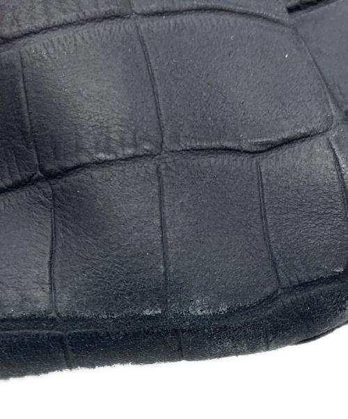 Orobianco（オロビアンコ）Orobianco (オロビアンコ) クロコ型押しトートバッグ ブラックの古着・服飾アイテム