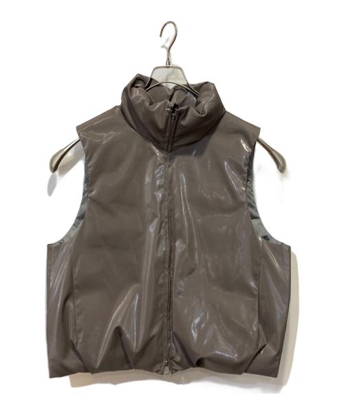 Omar Afridi（オマールアフリディ）Omar Afridi (オマールアフリディ) 24AW Foamed Vest グレー サイズ:46の古着・服飾アイテム