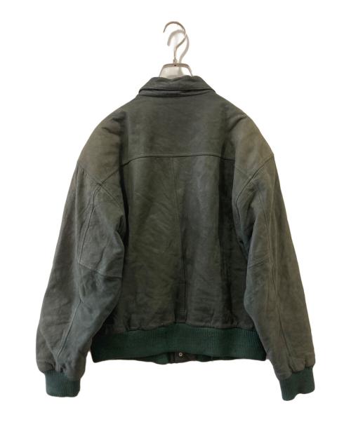 GITANO（ヒターノ）GITANO (ヒターノ) スウェードA2フライトジャケット グリーン サイズ:Mの古着・服飾アイテム