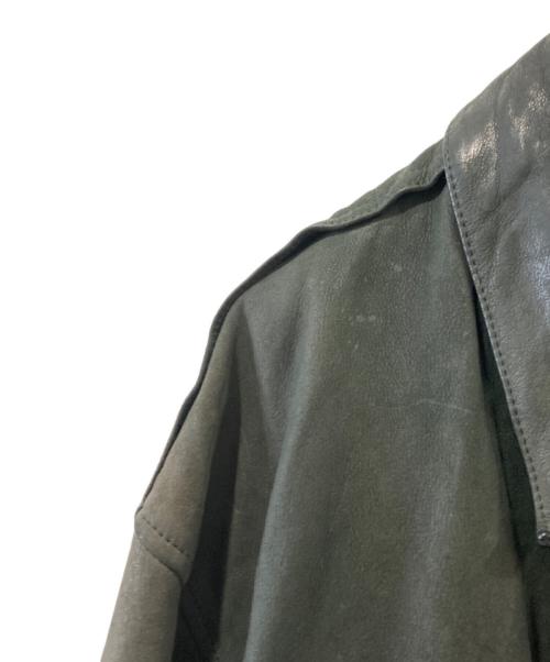 GITANO（ヒターノ）GITANO (ヒターノ) スウェードA2フライトジャケット グリーン サイズ:Mの古着・服飾アイテム