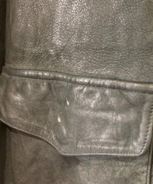 GITANO（ヒターノ）GITANO (ヒターノ) スウェードA2フライトジャケット グリーン サイズ:Mの古着・服飾アイテム