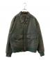 GITANO（ヒターノ）の古着「スウェードA2フライトジャケット」｜グリーン