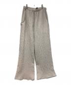 KOZABUROコウザブロウ）の古着「KOZY PANTS EMBOSSING TWILL」｜ベージュ