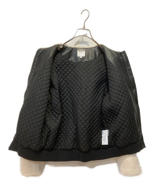 GIVENCHY（ジバンシィ）GIVENCHY (ジバンシィ) フェイクファージャケット ホワイト サイズ:12の古着・服飾アイテム