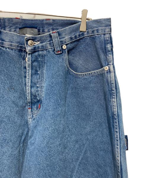 KIKWEAR（キックウェア）kikwear (キックウェア) バギーカットオッフパンツ ブルー サイズ:34の古着・服飾アイテム