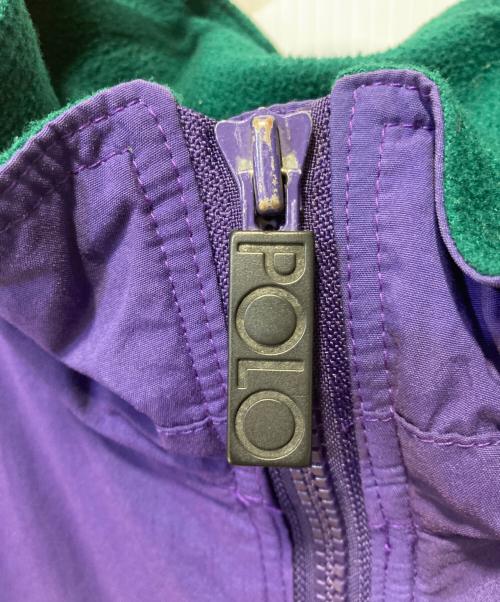 POLO RALPH LAUREN（ポロ・ラルフローレン）POLO RALPH LAUREN (ポロ・ラルフローレン) インナーフリースナイロンシェルジャケット パープル サイズ:Ｌの古着・服飾アイテム