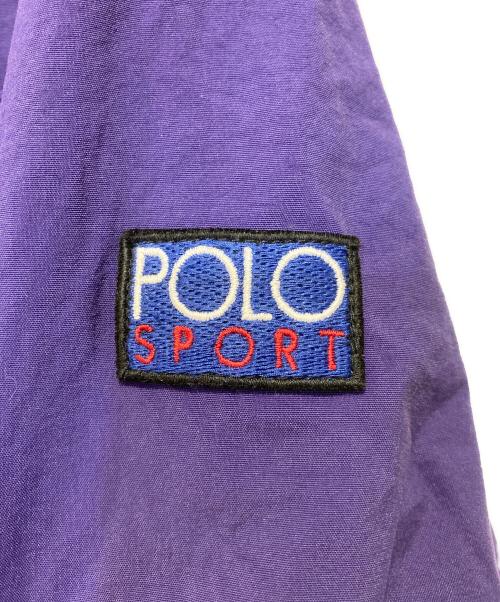POLO RALPH LAUREN（ポロ・ラルフローレン）POLO RALPH LAUREN (ポロ・ラルフローレン) インナーフリースナイロンシェルジャケット パープル サイズ:Ｌの古着・服飾アイテム