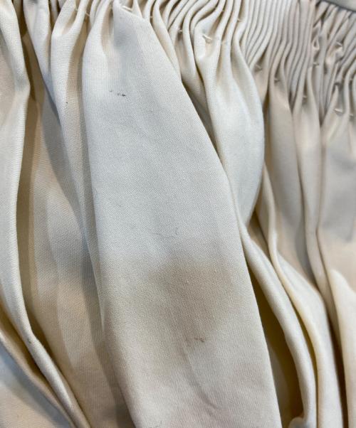 JIL SANDER（ジルサンダー）JIL SANDER (ジルサンダー) ギャザースリーブワンピース アイボリー サイズ:38の古着・服飾アイテム