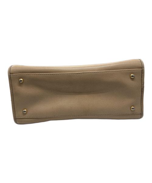 CELINE（セリーヌ）CELINE (セリーヌ) サークルロゴハンドバッグ アイボリーの古着・服飾アイテム