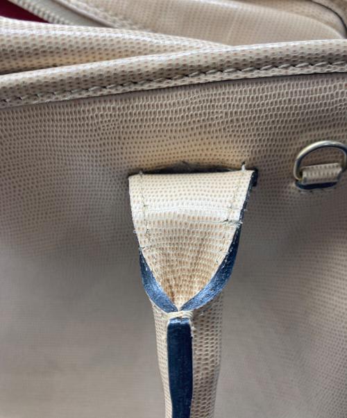 CELINE（セリーヌ）CELINE (セリーヌ) サークルロゴハンドバッグ アイボリーの古着・服飾アイテム