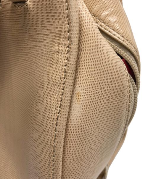 CELINE（セリーヌ）CELINE (セリーヌ) サークルロゴハンドバッグ アイボリーの古着・服飾アイテム