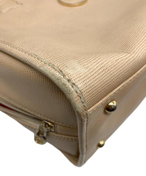 CELINE（セリーヌ）CELINE (セリーヌ) サークルロゴハンドバッグ アイボリーの古着・服飾アイテム