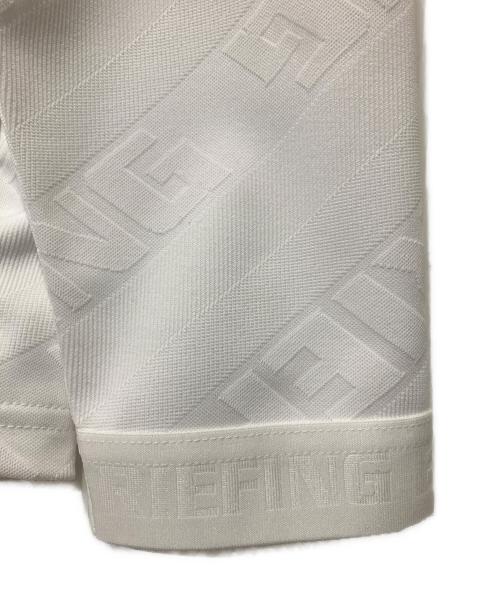 BRIEFING GOLF（ブリーフィング ゴルフ）BRIEFING GOLF (ブリーフィング ゴルフ) ハイネックシャツ ホワイト サイズ:Mの古着・服飾アイテム