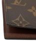 中古・古着 LOUIS VUITTON (ルイ ヴィトン) 2つ折り財布 ブラウン：35000円