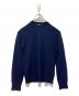 PRADA（プラダ）の古着「ウールカシミヤエルボーパッチニット」｜ネイビー
