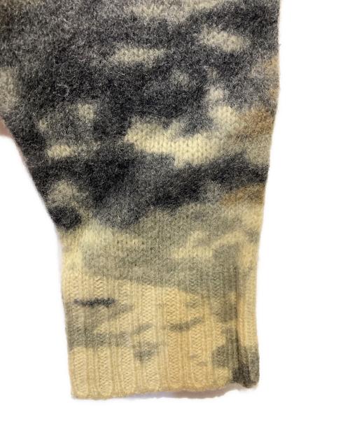 PRADA（プラダ）PRADA (プラダ) Village Print Wool Sweater ベージュ×ブラック サイズ:46の古着・服飾アイテム