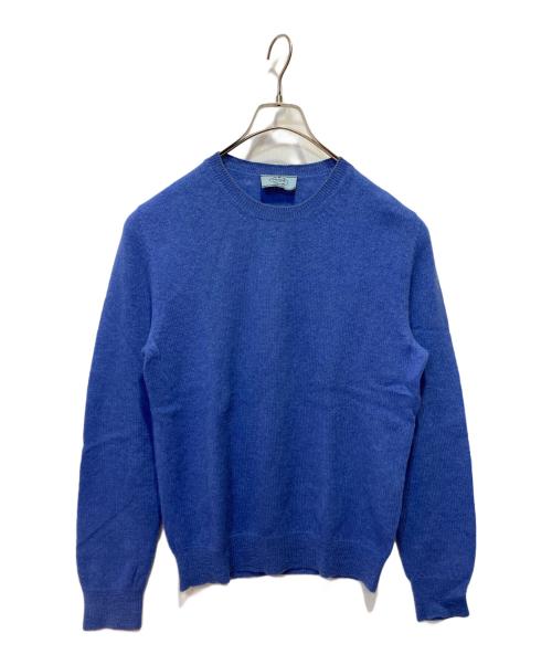 PRADA（プラダ）PRADA (プラダ) アルパカ混ニット ブルー サイズ:46の古着・服飾アイテム