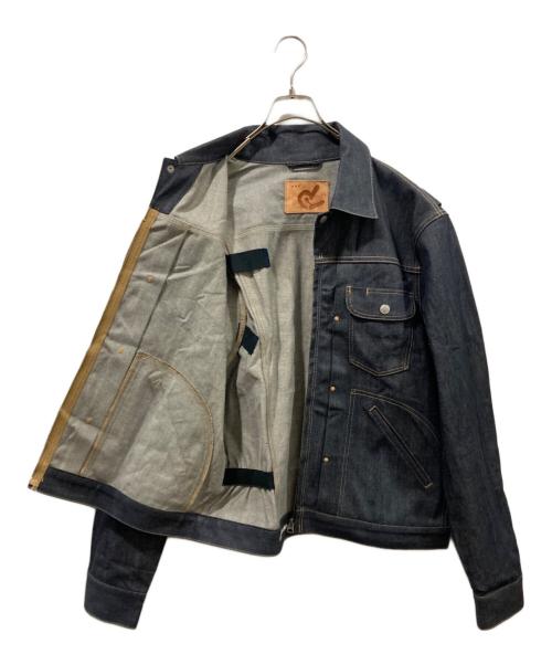 45R（フォーティファイブ・アール）45R (フォーティファイブ・アール) ライ麦デニムの908クロスビーGジャン（ 一張羅） インディゴ サイズ:3の古着・服飾アイテム