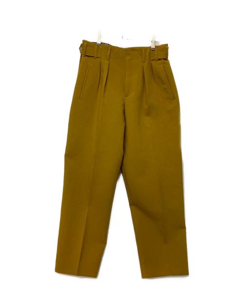 maison kitsune（メゾンキツネ）maison kitsune (メゾンキツネ) スラックス イエロー サイズ:40の古着・服飾アイテム