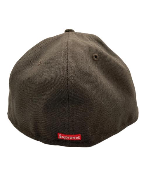 SUPREME（シュプリーム）Supreme (シュプリーム) New Era (ニューエラ) 22FW S Logo New Era ブラウン×オレンジ サイズ:7 1/2の古着・服飾アイテム