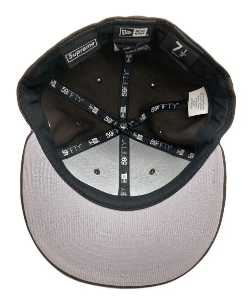 SUPREME（シュプリーム）Supreme (シュプリーム) New Era (ニューエラ) 22FW S Logo New Era ブラウン×オレンジ サイズ:7 1/2の古着・服飾アイテム