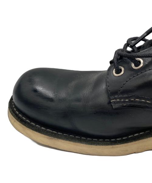 RED WING（レッドウィング）RED WING (レッドウィング) クラシック ラウンドトゥ プレーントゥ ブラック サイズ:25の古着・服飾アイテム