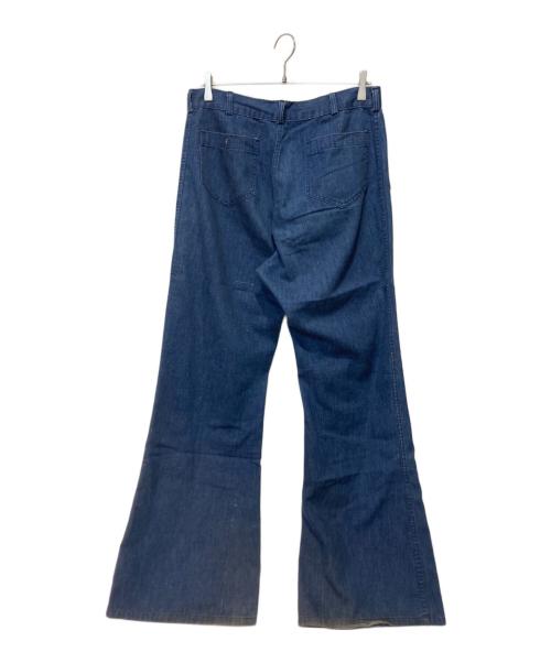 U'S NAVY（アメリカ海軍）U'S NAVY (ユーエスネイビー) 80s  Denim Sailor Pants インディゴ サイズ:36XLの古着・服飾アイテム