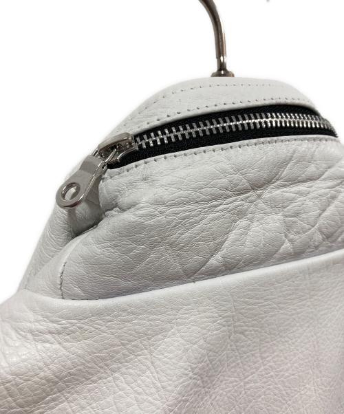 NO ID.（ノーアイディー）NO ID. (ノーアイディー) ダブルライダースジャケット ホワイト サイズ:1の古着・服飾アイテム