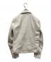 NO ID. (ノーアイディー) ダブルライダースジャケット ホワイト サイズ:1：12000円