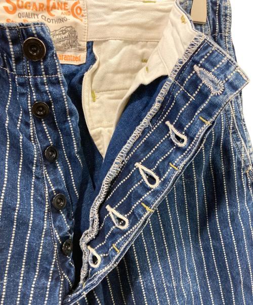 SUGAR CANE（シュガーケーン）SUGAR CANE (シュガーケーン) ヒッコリーパンツ インディゴ サイズ:W32の古着・服飾アイテム